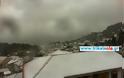 Χιονίζει τώρα στην Ελάτη και στο χιονοδρομικό κέντρο Περτουλίου