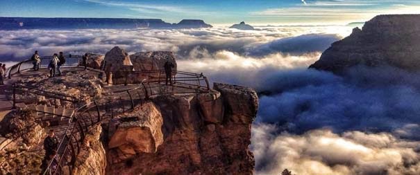 Εντυπωσιακό και εξαιρετικά σπάνιο φαινόμενο στο Grand Canyon - Φωτογραφία 2