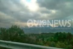 Εύβοια: Άσπρισαν τα βουνά της Στενής!