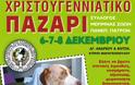 Πάτρα: Χριστουγεννιάτικο Παζάρι από τον Σύλλογο Στήριξης του Σταθμού Μέριμνας Ζώων