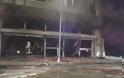 Καταστράφηκε ολοσχερώς από την πυρκαγιά η αποθήκη στη Θεσσαλονίκη [video]