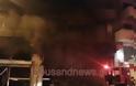 Καταστράφηκε ολοσχερώς από την πυρκαγιά η αποθήκη στη Θεσσαλονίκη [video] - Φωτογραφία 4