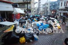 Πύργος: Νεκρώνει η εμπορική κίνηση λόγω σκουπιδιών. Πλήττεται βάναυσα η Κοινωνική και Οικονομική ζωή της πόλης