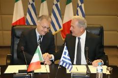 Δηλώσεις ΥΕΘΑ Δημήτρη Αβραμοπούλου και ΥΠΑΜ Ιταλίας Μario Μauro μετά τη συνάντηση τους στο ΥΠΕΘΑ