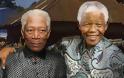 Μπέρδεψαν τον Μαντέλα με τον Μόργκαν Φρίμαν - Φωτογραφία 1