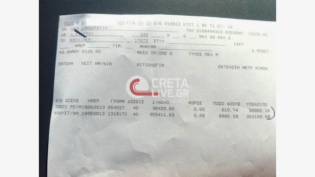 Κρήτη: Πάνω από μισό εκατομμύριο χρωστάει στη ΔΕΗ, η ΝΔ... και δεν πληρώνει τις δόσεις! - Φωτογραφία 3