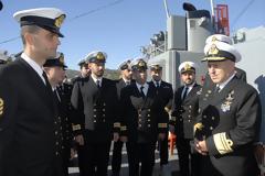 Επίσκεψη του Αρχηγού ΓΕΝ στo Αρχηγείο Στόλου και στο Ναύσταθμο Σαλαμίνας