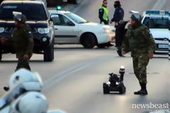 Το ρομπότ που απομάκρυνε τη χειροβομβίδα