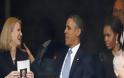 Ο Ομπάμα φλερτάρει και η Μισέλ τον αγριοκοιτάζει - To βλέμμα που σκοτώνει - Φωτογραφία 2