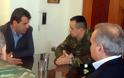 Επίσκεψη του Διοικητή της 1ης Στρατιάς Λάρισας στην Καστοριά