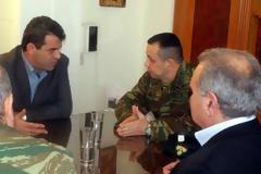 Επίσκεψη του Διοικητή της 1ης Στρατιάς Λάρισας στην Καστοριά