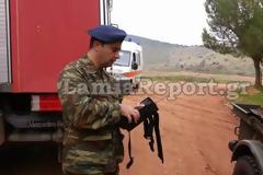 Λαμία: Δείτε βίντεο και φώτο από την εξουδετέρωση βλήματος του Β΄ παγκοσμίου πολέμου