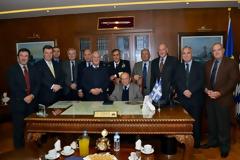 Επίσκεψη επιτίμων Αρχηγών Στόλου στο συγκρότημα ΑΣ