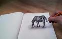 Εκπληκτικές 3D ζωγραφιές που «βγαίνουν» απ’ το χαρτί