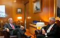 Συνάντηση ΥΕΘΑ Δημήτρη Αβραμόπουλου με το νέο Πρέσβη της Ρουμανίας Lucian Fatu - Φωτογραφία 2