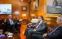 Συνάντηση ΥΕΘΑ Δημήτρη Αβραμόπουλου με το νέο Πρέσβη της Παλαιστινιακής Αρχής στην Ελλάδα Marwan Toubassi - Φωτογραφία 2
