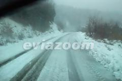 Εύβοια: Το έστρωσε για τα καλά στα ορεινά!