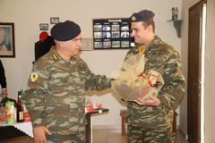 ΕΠΙΣΚΕΨΗ ΑΡΧΗΓΟΥ ΓΕΕΘΑ ΣΤΗΝ ΠΕΡΙΟΧΗ ΕΥΘΥΝΗΣ ΤΟΥ Δ΄ ΣΩΜΑΤΟΣ ΣΤΡΑΤΟΥ