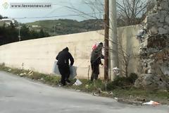 Αποξήλωση παράνομων διαφημιστικών πινακίδων στη Λέσβο