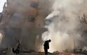 Δεκάδες νεκροί από την αεροπορική επιδρομή στο Χαλέπι