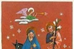 4034 - Ευχετήρια Χριστουγεννιάτικη Κάρτα του Αγιορείτη Γέροντα Σωφρόνιου Σαχάρωφ (Χριστούγεννα 1967)