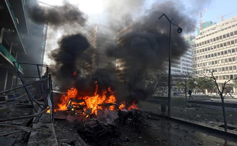Ισχυρή έκρηξη στη Βηρυτό - Νεκρός πρώην υπουργός - Φωτογραφία 1