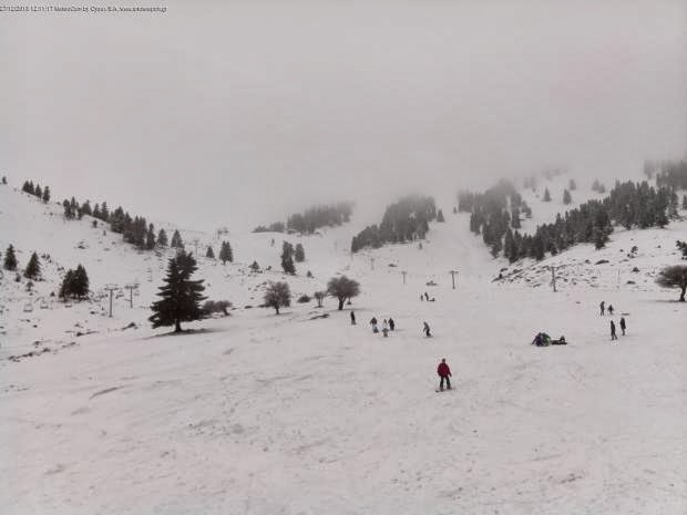Καλάβρυτα: Στα Λευκά ο Χελμός - Δείτε φωτο από το Χιονοδρομικό Κέντρο! - Φωτογραφία 2