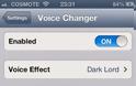 VoiceChanger: Cydia tweak update v0.3-1 ($2.99)