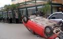 Τουμπάρισε αυτοκίνητο στην πόλη της Λευκάδας