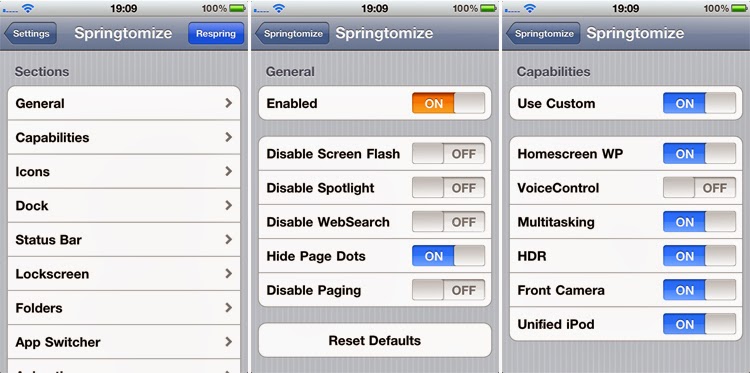 Έρχεται σύντομα το Springtomize 3 για το ios 7 - Φωτογραφία 2