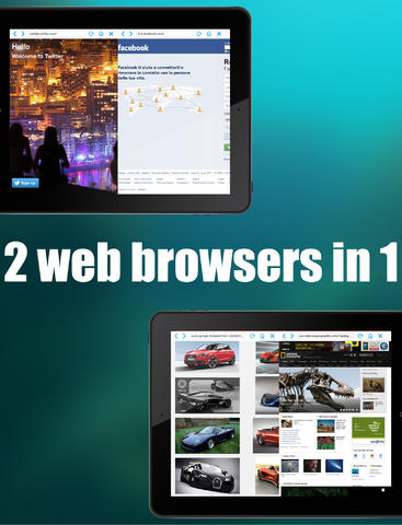 Double Browser Pro for iOS 7:  AppStore free για εσάς που δουλεύετε ταυτόχρονα σε δυο σελίδες - Φωτογραφία 3