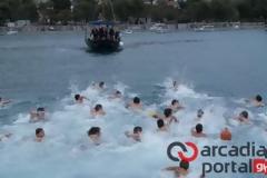 Με βροχή ο αγιασμός των υδάτων στο Παράλιο Άστρος [video]