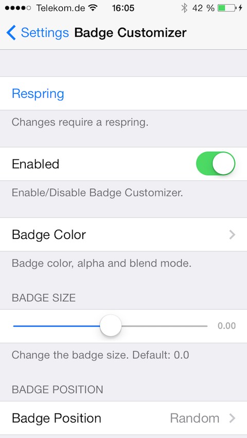 Badge Customizer: Cydia tweak free...για εσάς που λεπτομέρεια μετράει - Φωτογραφία 2