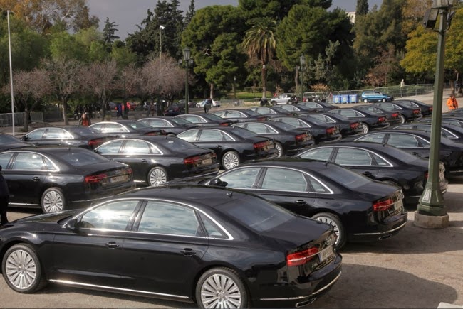 Τα επιβλητικά Audi A8 Long των 500 ίππων της Ελληνικής Προεδρίας... - Φωτογραφία 4