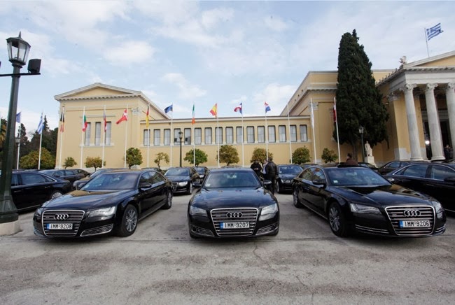 Τα επιβλητικά Audi A8 Long των 500 ίππων της Ελληνικής Προεδρίας... - Φωτογραφία 5