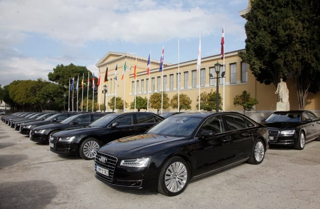 Τα επιβλητικά Audi A8 Long των 500 ίππων της Ελληνικής Προεδρίας... - Φωτογραφία 6