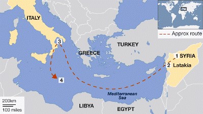 BBC: «Βόμβα» χημικών στη θάλασσα δυτικά της Κρήτης ετοιμάζει η Συρία - Φωτογραφία 2