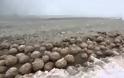 Λίμνη στις ΗΠΑ έχει μετατραπεί σε μια θάλασσα με χιονόμπαλες