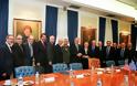 Συνάντηση ΥΕΘΑ Δημήτρη Αβραμόπουλου με εκπροσώπους Ελληνο-αμερικανικών και Αμερικανο-εβραϊκών οργανώσεων - Φωτογραφία 1