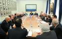 Συνάντηση ΥΕΘΑ Δημήτρη Αβραμόπουλου με εκπροσώπους Ελληνο-αμερικανικών και Αμερικανο-εβραϊκών οργανώσεων - Φωτογραφία 2