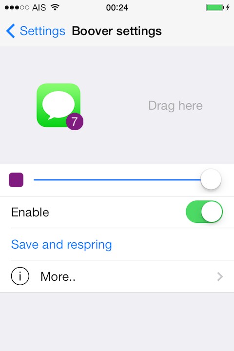 Boover: Cydia tweak  free....αλλάξτε τις ενημερώσεις - Φωτογραφία 2