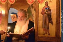 4135 - Στην Καλύβη του Αγίου Βασιλείου ο Μητροπολίτης Αρκαλοχωρίου (φωτογραφίες)