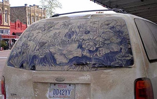 Εκπληκτική τέχνη σε σκονισμένα αυτοκίνητα - Φωτογραφία 13