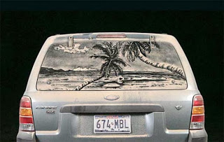 Εκπληκτική τέχνη σε σκονισμένα αυτοκίνητα - Φωτογραφία 2