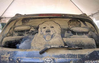 Εκπληκτική τέχνη σε σκονισμένα αυτοκίνητα - Φωτογραφία 21