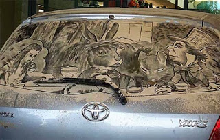 Εκπληκτική τέχνη σε σκονισμένα αυτοκίνητα - Φωτογραφία 22