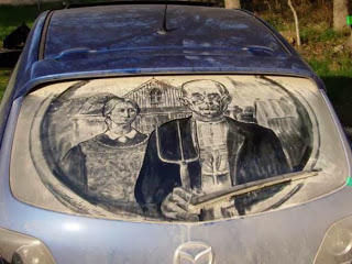 Εκπληκτική τέχνη σε σκονισμένα αυτοκίνητα - Φωτογραφία 26