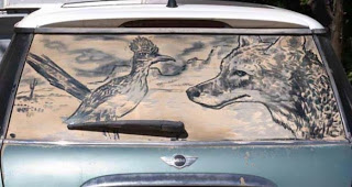 Εκπληκτική τέχνη σε σκονισμένα αυτοκίνητα - Φωτογραφία 27