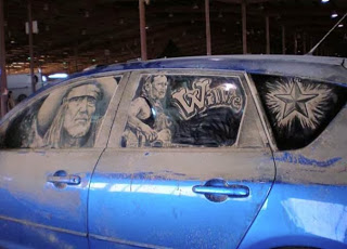 Εκπληκτική τέχνη σε σκονισμένα αυτοκίνητα - Φωτογραφία 31