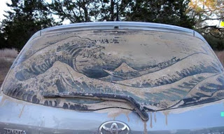 Εκπληκτική τέχνη σε σκονισμένα αυτοκίνητα - Φωτογραφία 35